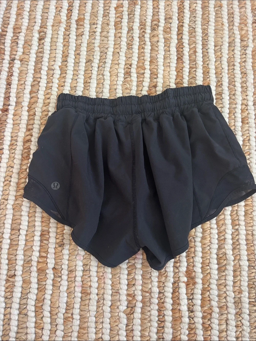 lululemon athletica Black Women's Athletic Shorts with Elastic Waist